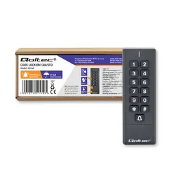 Zamek szyfrowy Qoltec CALISTO z czytnikiem RFID kod karta brelok + dzwonek