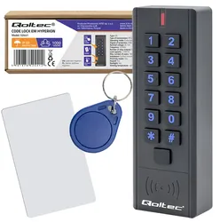 Zamek szyfrowy Qoltec HYPERION z czytnikiem RFID kod karta brelok