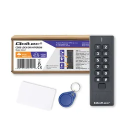 Zamek szyfrowy Qoltec HYPERION z czytnikiem RFID kod karta brelok