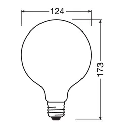 Żarówka LED filament E27 OSRAM 17W 2700K barwa ciepła