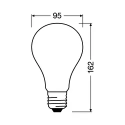 Żarówka LED filament E27 OSRAM 24W 2700K barwa ciepła
