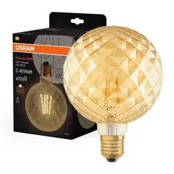 Żarówka LED retro ozdobna filament 4W E27 2400K ciepło biała OSRAM Vintage 1906