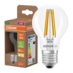 Żarówka LED ultra oszczędna filament E27 OSRAM 7.2W 2700K barwa ciepła