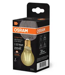 Żarówka retro LED ozdobna filament 2.5W E27 2400K ciepło biała OSRAM Vintage 1906