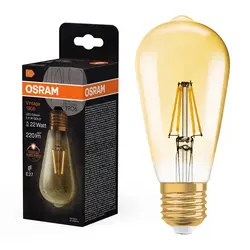 Żarówka retro LED ozdobna filament 2.5W E27 2400K ciepło biała OSRAM Vintage 1906