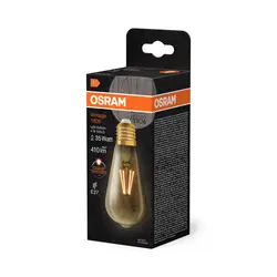 Żarówka retro LED ozdobna filament 4W E27 2400K ciepło biała OSRAM Vintage 1906