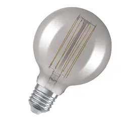Żarówka retro LED ozdobna filament dymiona ściemnialna 11W E27 1800K ciepło biała OSRAM Vintage 1906