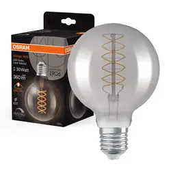 Żarówka retro LED ozdobna filament dymiona ściemnialna 7.8W E27 1800K ciepło biała OSRAM Vintage 1906