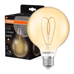 Żarówka retro LED ozdobna filament ściemnialna 8W E27 2200K ciepło biała OSRAM Vintage 1906