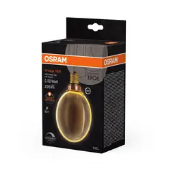 Żarówka retro LED ozdobna ściemnialna kula 4W E27 1800K ciepło biała OSRAM Vintage 1906