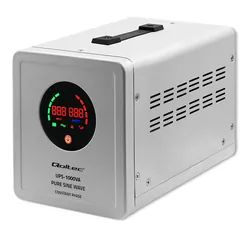 Zasilacz awaryjny do C.O. Qoltec Pure Sine Wave UPS 1000VA 700W Stała faza