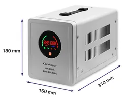 Zasilacz awaryjny do C.O. Qoltec Pure Sine Wave UPS 800VA 560W