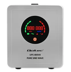 Zasilacz awaryjny do C.O. Qoltec Pure Sine Wave UPS 800VA 560W