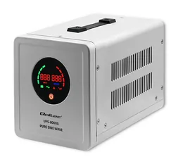 Zasilacz awaryjny do C.O. Qoltec Pure Sine Wave UPS 800VA 560W