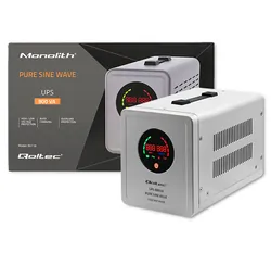 Zasilacz awaryjny do C.O. Qoltec Pure Sine Wave UPS 800VA 560W Stała faza