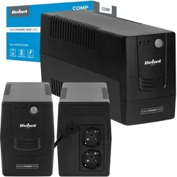 Zasilacz awaryjny komputerowy UPS REBEL Nanopower 1000 offline 1000VA 600W