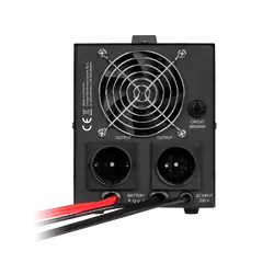 Zasilacz awaryjny Rebel POWER-1000 z funkcją ładowania 12V 230V 1000VA/700W CZYSTY SINUS