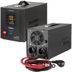 Zasilacz awaryjny Rebel POWER-1000 z funkcją ładowania 12V 230V 1000VA/700W CZYSTY SINUS