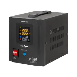 Zasilacz awaryjny Rebel POWER-500 z funkcją ładowania 12V 230V 500VA/300W CZYSTY SINUS