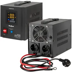 Zasilacz awaryjny Rebel POWER-500 z funkcją ładowania 12V 230V 500VA/300W CZYSTY SINUS