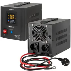 Zasilacz awaryjny Rebel POWER-800 z funkcją ładowania 12V 230V 800VA/500W CZYSTY SINUS