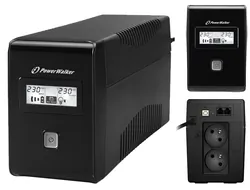 Zasilacz awaryjny UPS PowerWalker VI 850 LCD LINE-INTERACTIVE 850VA 2x 230V PL RJ11 IN/OUT USB