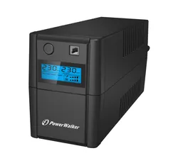 Zasilacz awaryjny UPS PowerWalker VI 850 SE LCD LINE-INTERACTIVE 850VA 2x 230V PL RJ11 IN/OUT USB