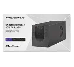Zasilacz awaryjny UPS Qoltec Monolith 2000VA 1200W USB   program
