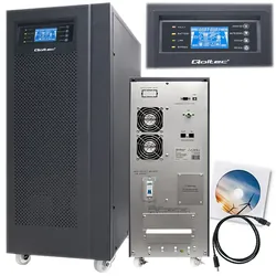Zasilacz awaryjny UPS Qoltec On-line Pure Sine Wave 10kVA 8kW CZYSTY SINUS LCD   program