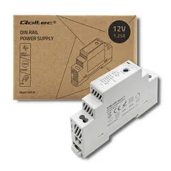 Zasilacz na szynę DIN 12V 15W 1.25A