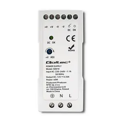 Zasilacz na szynę DIN SLIM 12V 40W 3.33A