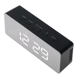 Zegar budzik LED z termometrem Adler AD 1189b - czarny