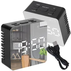 Zegar budzik LED z termometrem Camry CR 1150b - czarny