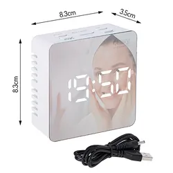 Zegar budzik LED z termometrem Camry CR 1150w - biały