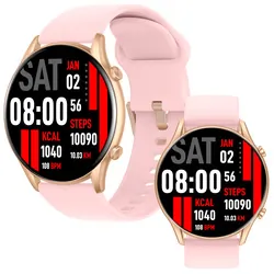 Zegarek smartwatch KIESLECT KR Gold różowy