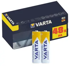 Zestaw 48x baterie alkaliczne AA VARTA R6 Energy