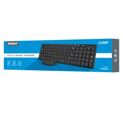Zestaw bezprzewodowy klawiatura   mysz 2,4GHz Rebel WS300