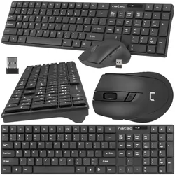 Zestaw bezprzewodowy NATEC STINGRAY US klawiatura   mysz 2.4GHZ