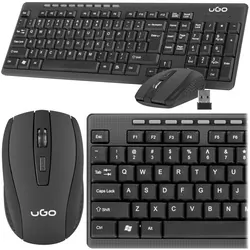 Zestaw bezprzewodowy UGO ETNA CW110 US klawiatura   mysz 2.4GHZ