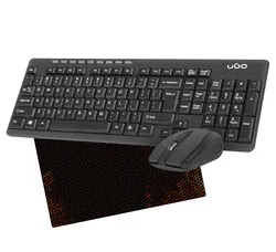 Zestaw bezprzewodowy UGO ETNA CW110 US klawiatura   mysz 2.4GHZ   mata