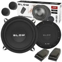 Zestaw głośników samochodowych BLOW VR-130 100W 4 Ohm