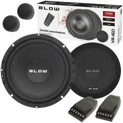 Zestaw głośników samochodowych BLOW VR-160 150W 4 Ohm