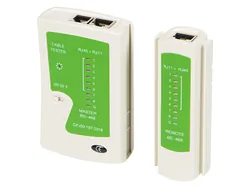 Zestaw kabel sieciowy LAN UTP KAT-5E 20m + zaciskarka + tester + 2x wtyk RJ45 