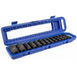 Zestaw nasadek udarowych 10-32 1/2'' Powermat PM-ZNU-13-0.5T 13 sztuk