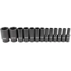 Zestaw nasadek udarowych 10-32 1/2'' Powermat PM-ZNU-13-0.5T 13 sztuk