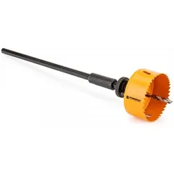 Zestaw otwornic do metalu drewna bimetal Powermat PM-ZODM-17ET 17 elementów   walizka