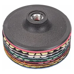 Zestaw tarcz diamentowych Powermat PM-DPP-100TS do szlifowania gresu na sucho