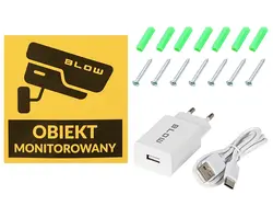 Zewnętrzna kamera BLOW WiFi PTZ 4MP H-384 DualLens   panel solarny