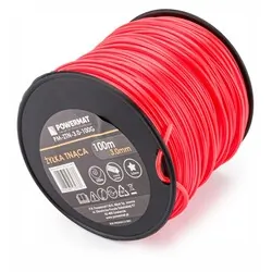Żyłka do głowicy kosy spalinowej Powermat 3mm x 100m 5-kątna