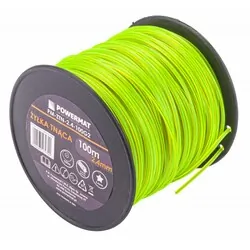 Żyłka zbrojona do podkaszarki kosy spalinowej Powermat 2,4mm x 100m 5-kątna